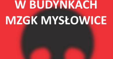 UWAGA -cichy zabójca w budynkach MZGK Mysłowice.